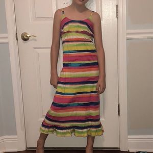 Children’s place rainbow maxi dress